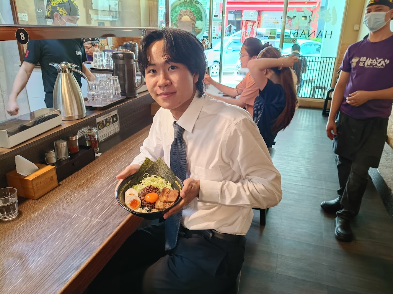 リフトアップされた麺