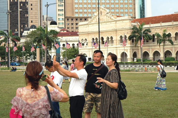 ライトアップ前の風景