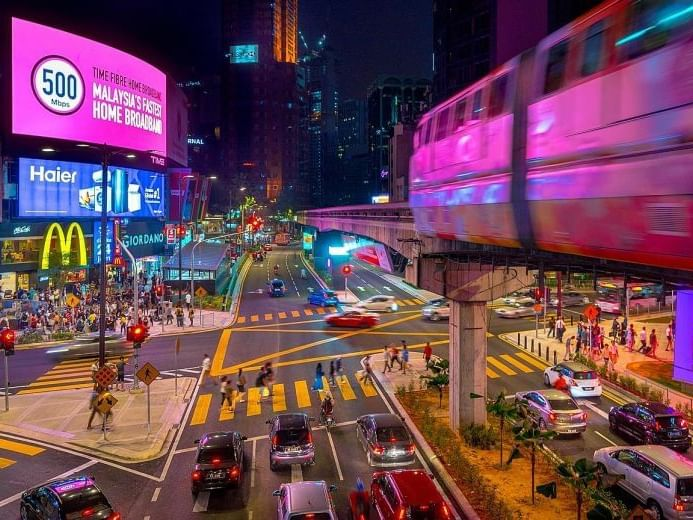 Bukit Bintangの風景