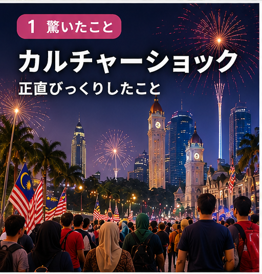 カルチャーショック・正直びっくりしたこと