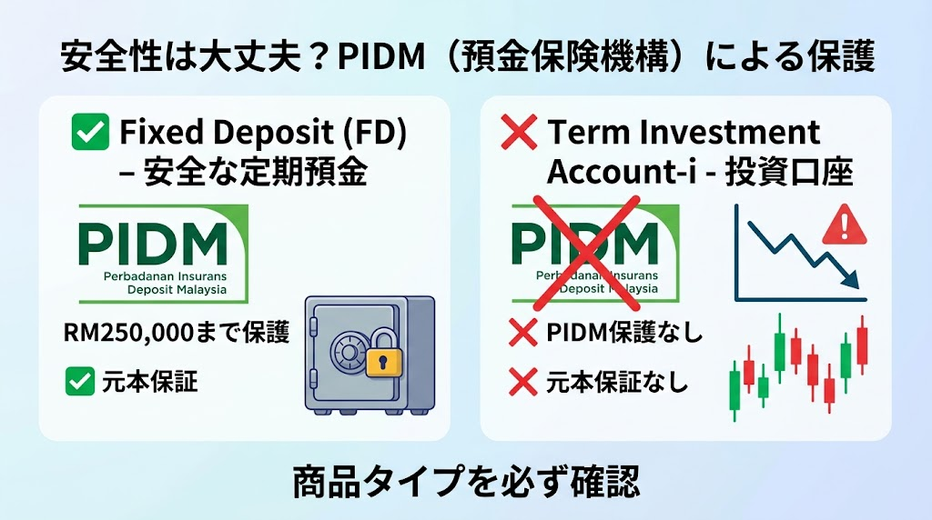 マレーシアの銀行の安全性とPIDM保護制度