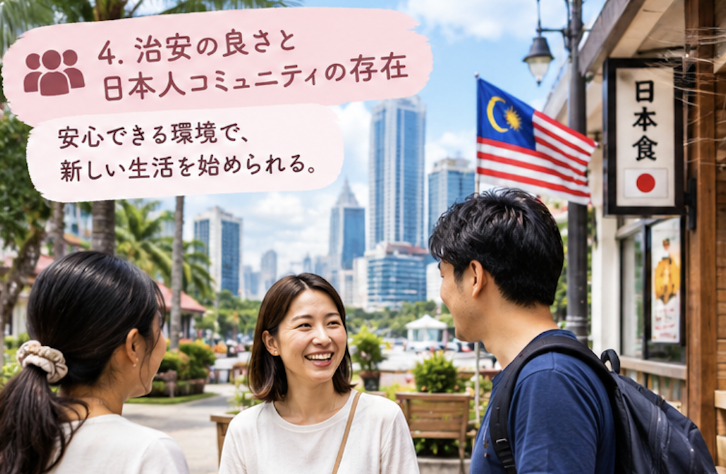 治安の良さと日本人コミュニティのイメージ