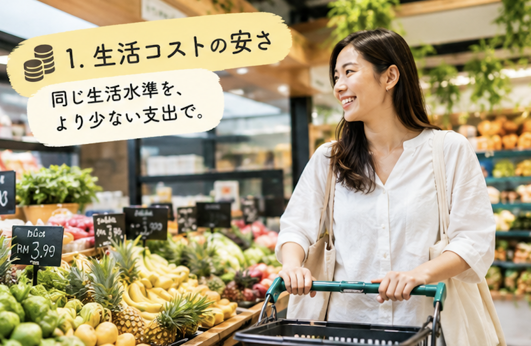生活コストの安さのイメージ